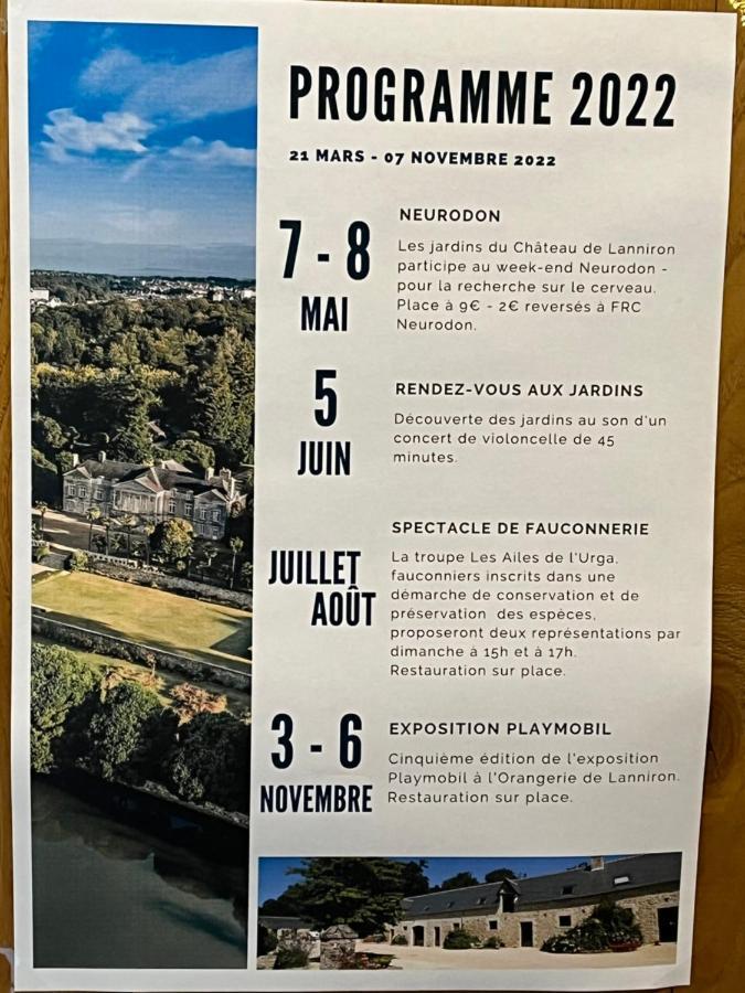 Mobilhome tout confort R10 domaine de lanniron Quimper Extérieur photo